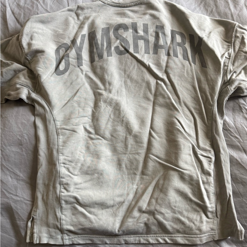 Gymshark Gray long Sleeve oversized shirt